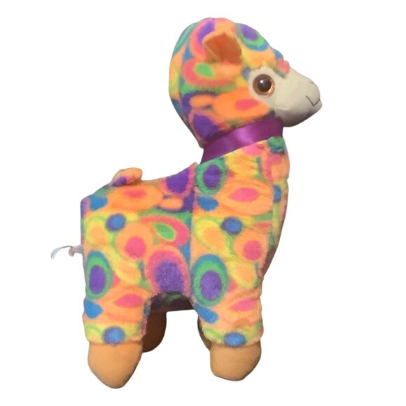 Pajama Llama Plush Toy Good Stuff Stuffed Animal 14” Rainbow Multicolor - Picture 6 of 7